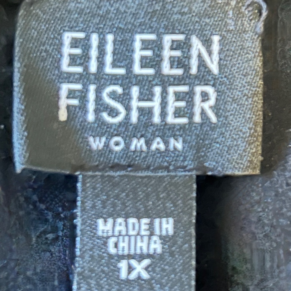 EILEEN FISHER Long open front Coat, Shawl Collar, wool/Cashmere + - Picture 12 of 14